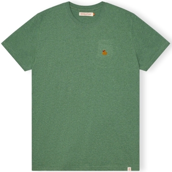 Oblečenie Muž Tričká a polokošele Revolution T-Shirt Regular 1368 DUC - Dustgreen Melange Zelená