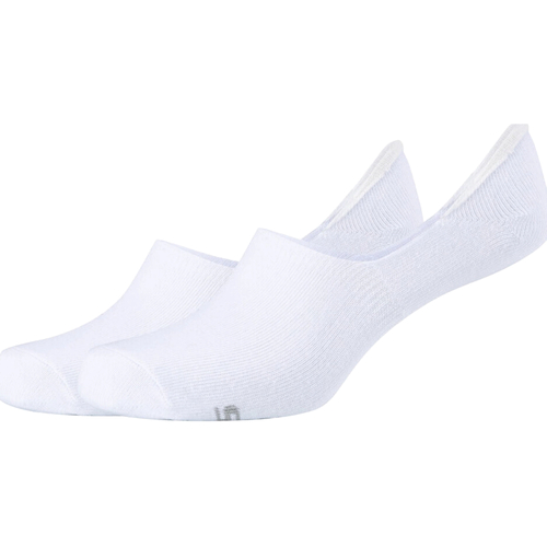 Doplnky Kotníkové ponožky Skechers 2PPK Basic Footies Socks Biela