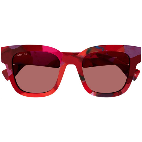 Hodinky & Bižutéria Slnečné okuliare Gucci Occhiali da Sole  Reace GG1624S 001 Viacfarebná