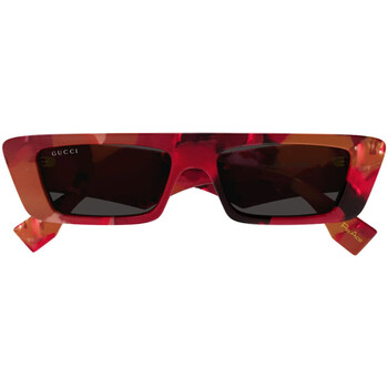 Hodinky & Bižutéria Slnečné okuliare Gucci Occhiali da Sole  Reace GG1625S 002 Červená