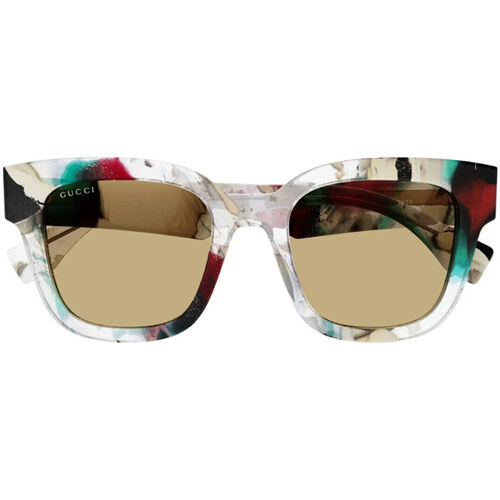 Hodinky & Bižutéria Slnečné okuliare Gucci Occhiali da Sole  Reace GG1624S 002 Viacfarebná