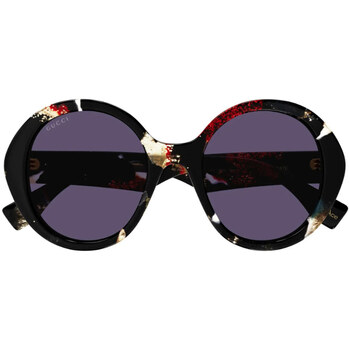 Hodinky & Bižutéria Slnečné okuliare Gucci Occhiali da Sole  Reace GG1628S 001 Čierna