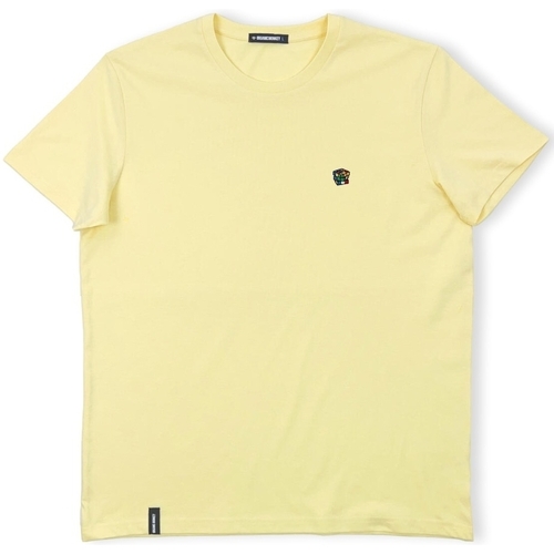 Oblečenie Muž Tričká a polokošele Organic Monkey The Great Cubini T-Shirt - Yellow Mango Žltá