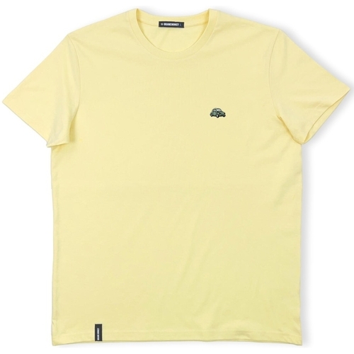 Oblečenie Muž Tričká a polokošele Organic Monkey Summer Wheels T-Shirt - Yellow Mango Žltá