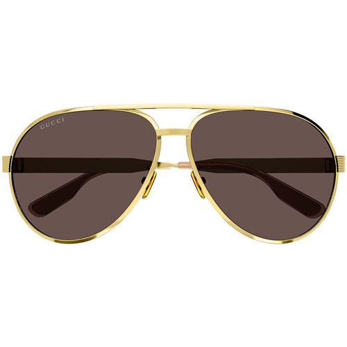 Hodinky & Bižutéria Slnečné okuliare Gucci Occhiali da Sole  GG1513S 002 Zlatá