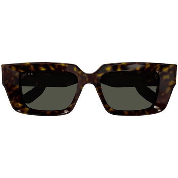 Hodinky & Bižutéria Slnečné okuliare Gucci Occhiali da sole  GG1529S 002 Hnedá