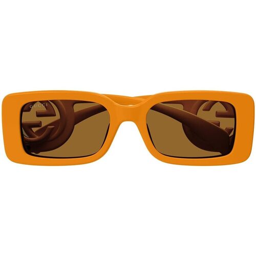 Hodinky & Bižutéria Slnečné okuliare Gucci Occhiali da Sole  GG1325S 008 Oranžová