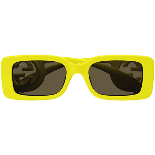 Hodinky & Bižutéria Slnečné okuliare Gucci Occhiali da Sole  GG1325S 007 Žltá