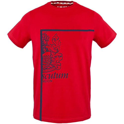 Oblečenie Muž Tričká s krátkym rukávom Aquascutum - tsia127 Červená