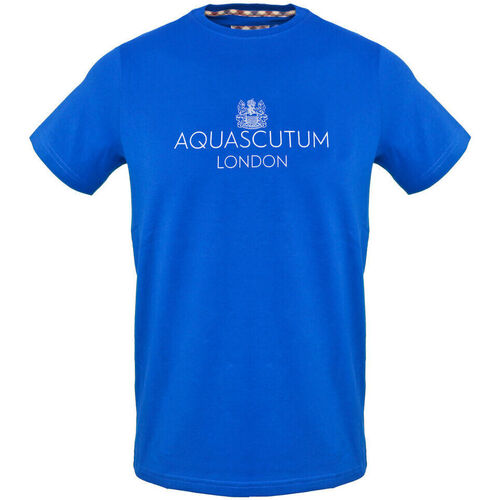 Oblečenie Muž Tričká s krátkym rukávom Aquascutum - tsia126 Modrá