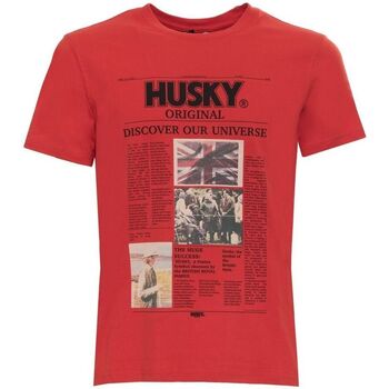 Oblečenie Muž Tričká s krátkym rukávom Husky - hs23beutc35co196-tyler Červená