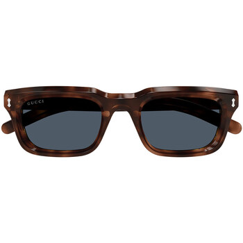 Hodinky & Bižutéria Slnečné okuliare Gucci Occhiali da Sole  GG1524S 002 Hnedá