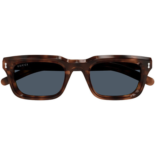 Hodinky & Bižutéria Slnečné okuliare Gucci Occhiali da Sole  GG1524S 002 Hnedá