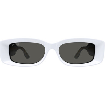 Hodinky & Bižutéria Slnečné okuliare Gucci Occhiali da sole  GG1528S 004 Biela