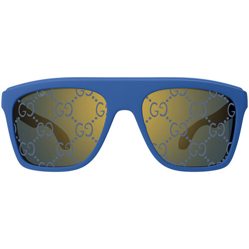 Hodinky & Bižutéria Žena Slnečné okuliare Gucci Occhiali da Sole  GG1570S 004 Modrá