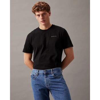 Oblečenie Muž Tričká s krátkym rukávom Calvin Klein Jeans J30J325679 Čierna
