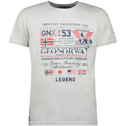 Oblečenie Muž Tričká s krátkym rukávom Geo Norway SW1562HGNO-LIGHT GREY Šedá