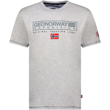Oblečenie Muž Tričká s krátkym rukávom Geo Norway SY1311HGN-Blended Grey Šedá