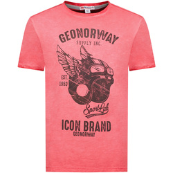 Oblečenie Muž Tričká s krátkym rukávom Geo Norway SY1360HGN-Red Ružová