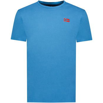 Oblečenie Muž Tričká s krátkym rukávom Geographical Norway SY1363HGN-Blue Modrá