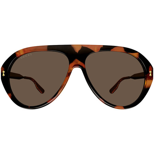 Hodinky & Bižutéria Slnečné okuliare Gucci Occhiali da Sole  GG1515S 002 Hnedá