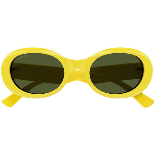 Hodinky & Bižutéria Slnečné okuliare Gucci Occhiali da Sole  GG1587S 004 Žltá