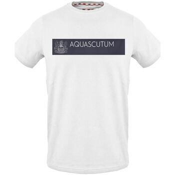 Oblečenie Muž Tričká s krátkym rukávom Aquascutum - tsia117 Biela