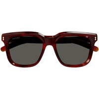 Hodinky & Bižutéria Slnečné okuliare Gucci Occhiali da Sole  GG1523S 002 Hnedá