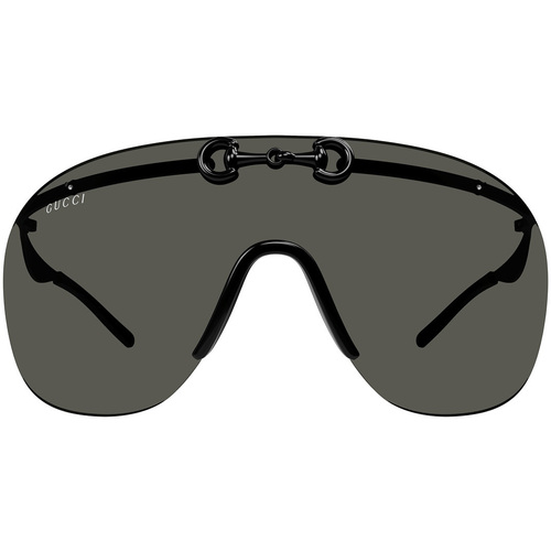 Hodinky & Bižutéria Slnečné okuliare Gucci Occhiali da Sole  GG1656S 001 Čierna