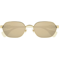 Hodinky & Bižutéria Slnečné okuliare Gucci Occhiali da Sole  GG1593S 002 Zlatá