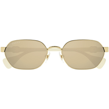 Hodinky & Bižutéria Slnečné okuliare Gucci Occhiali da Sole  GG1593S 002 Zlatá