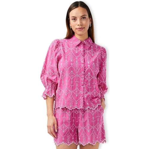 Oblečenie Žena Blúzky Y.a.s YAS Malura Shirt 3/4  - Raspberry Rose Ružová