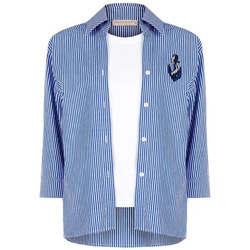 Oblečenie Žena Košele a blúzky Rinascimento CFC0119570003 Modrá
