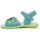 Topánky Dievča Sandále Boletta BOLETA  - SANDALES CUIR ENFANT FILLE 7620 BLEU Modrá