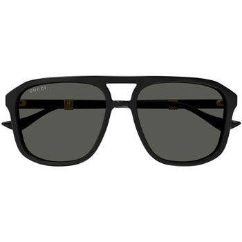 Hodinky & Bižutéria Slnečné okuliare Gucci Occhiali da Sole  Web GG1494S 001 Čierna