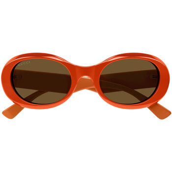 Hodinky & Bižutéria Slnečné okuliare Gucci Occhiali da Sole  GG1587S 003 Oranžová