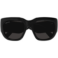 Hodinky & Bižutéria Slnečné okuliare Gucci Occhiali da Sole  GG1545S 001 Čierna