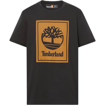 Oblečenie Muž Tričká s krátkym rukávom Timberland 236625 Čierna