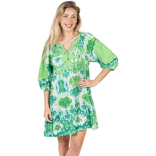 Oblečenie Žena Krátke šaty Isla Bonita By Sigris Šaty Zelená