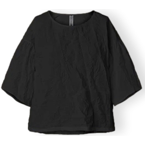 Oblečenie Žena Blúzky Wendykei T-Shirt 221624 - Black Čierna