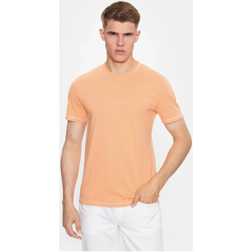 Oblečenie Muž Tričká s krátkym rukávom Guess M2YI72 I3Z14 Oranžová