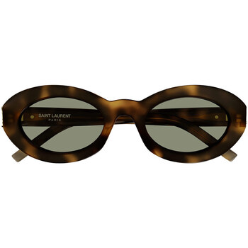 Hodinky & Bižutéria Žena Slnečné okuliare Yves Saint Laurent Occhiali da Sole Saint Laurent SL M136 002 Hnedá