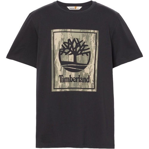 Oblečenie Muž Tričká s krátkym rukávom Timberland 236620 Čierna