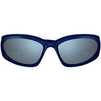 Hodinky & Bižutéria Muž Slnečné okuliare Balenciaga Occhiali da Sole  Justin Bieber BB0157S 009 Modrá