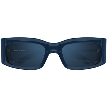 Hodinky & Bižutéria Žena Slnečné okuliare Balenciaga Occhiali da Sole  BB0328S 004 Modrá