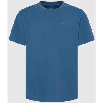 Oblečenie Muž Tričká s krátkym rukávom Pepe jeans PM509206 CONNOR Modrá