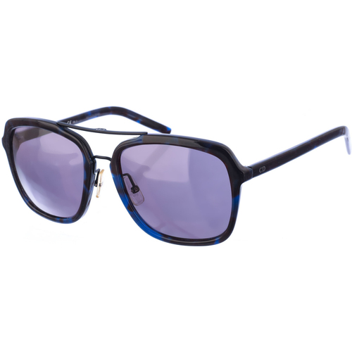 Hodinky & Bižutéria Muž Slnečné okuliare Dior BLACKTIE121S-YBVBN Modrá
