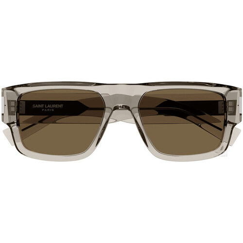 Hodinky & Bižutéria Muž Slnečné okuliare Yves Saint Laurent Occhiali da Sole Saint Laurent SL 659 004 Béžová