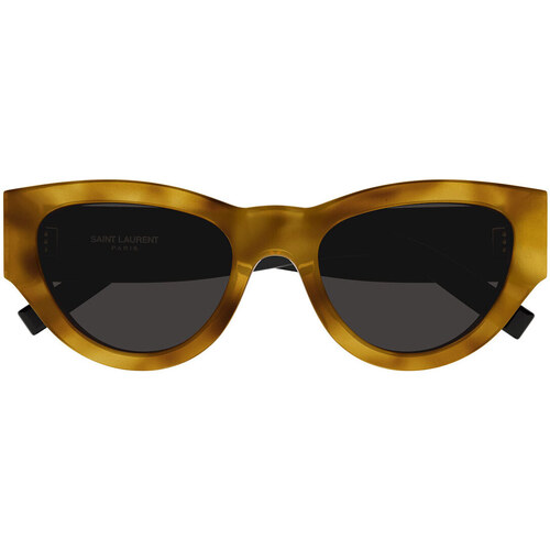 Hodinky & Bižutéria Žena Slnečné okuliare Yves Saint Laurent Occhiali da Sole Saint Laurent SL M94 007 Hnedá