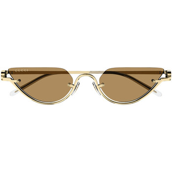 Hodinky & Bižutéria Slnečné okuliare Gucci Occhiali da Sole  GG1603S 002 Zlatá